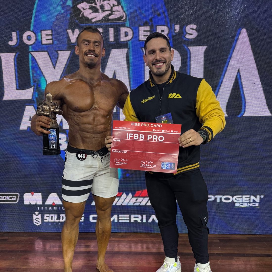 Atleta com o IFBB Pro Card — Olympia Amateur