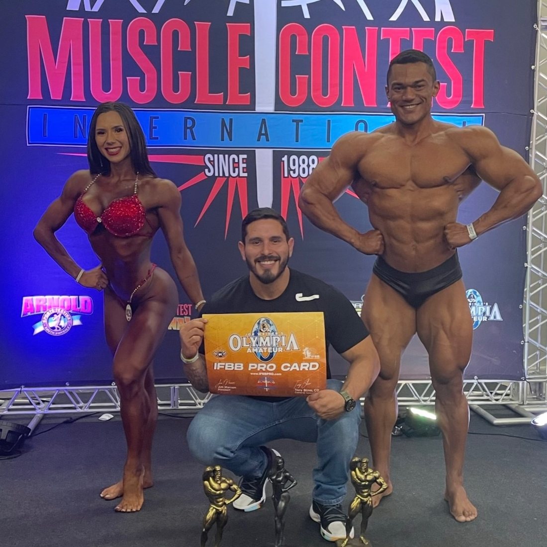 Atleta com o IFBB Pro Card — Muscle Contest International